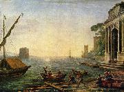 Claude Lorrain Seehafen beim Aufgang der Sonne Germany oil painting artist
